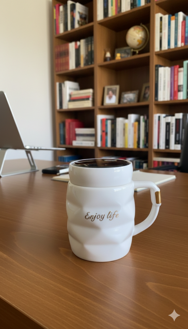 Mug “Enjoy Life” – Tasse thermique élégante